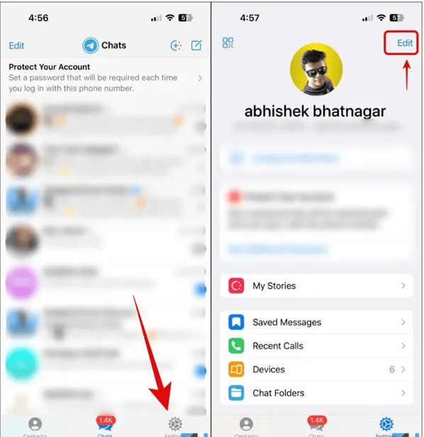 第一部分：在“秘密聊天”中设置自毁定时器